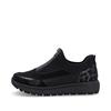 Remonte Platform Front Zip Shoe - Black Leopard